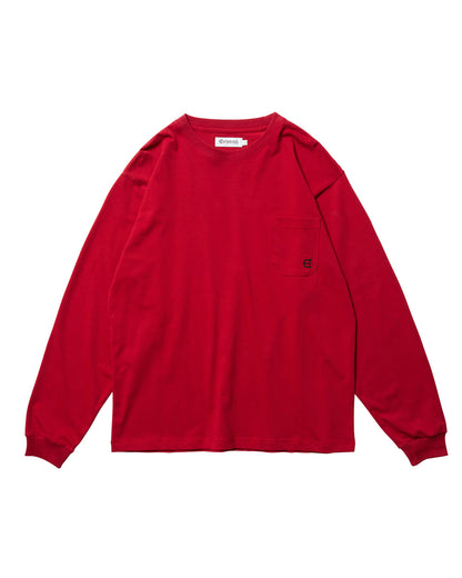 BEST MATCH POCKET LS TEE - RED