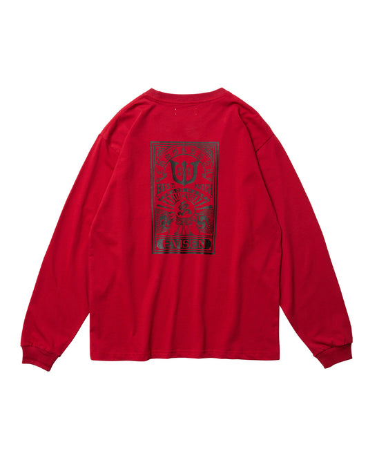 BEST MATCH POCKET LS TEE - RED