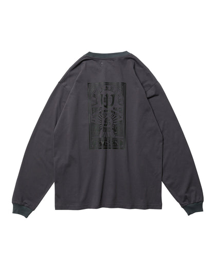 BEST MATCH POCKET LS TEE - CHARCOAL