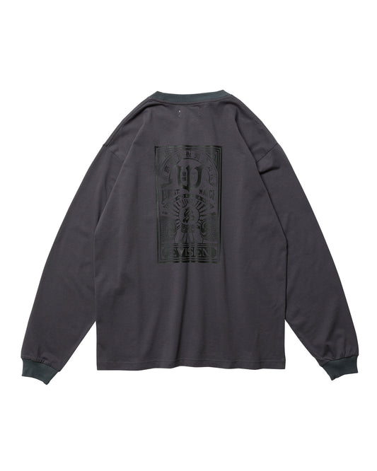 BEST MATCH POCKET LS TEE - CHARCOAL