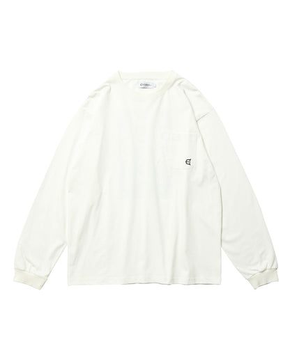 BEST MATCH POCKET LS TEE - WHITE