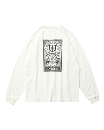 BEST MATCH POCKET LS TEE - WHITE
