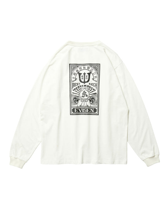 BEST MATCH POCKET LS TEE - WHITE