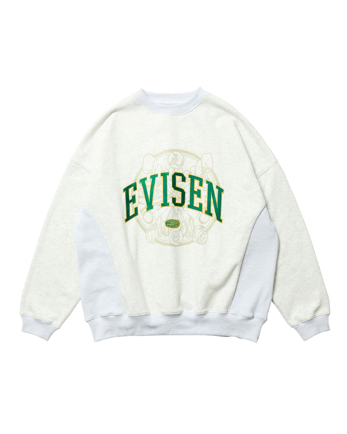 COLLEGE OVER LOGO SWEAT - GREY