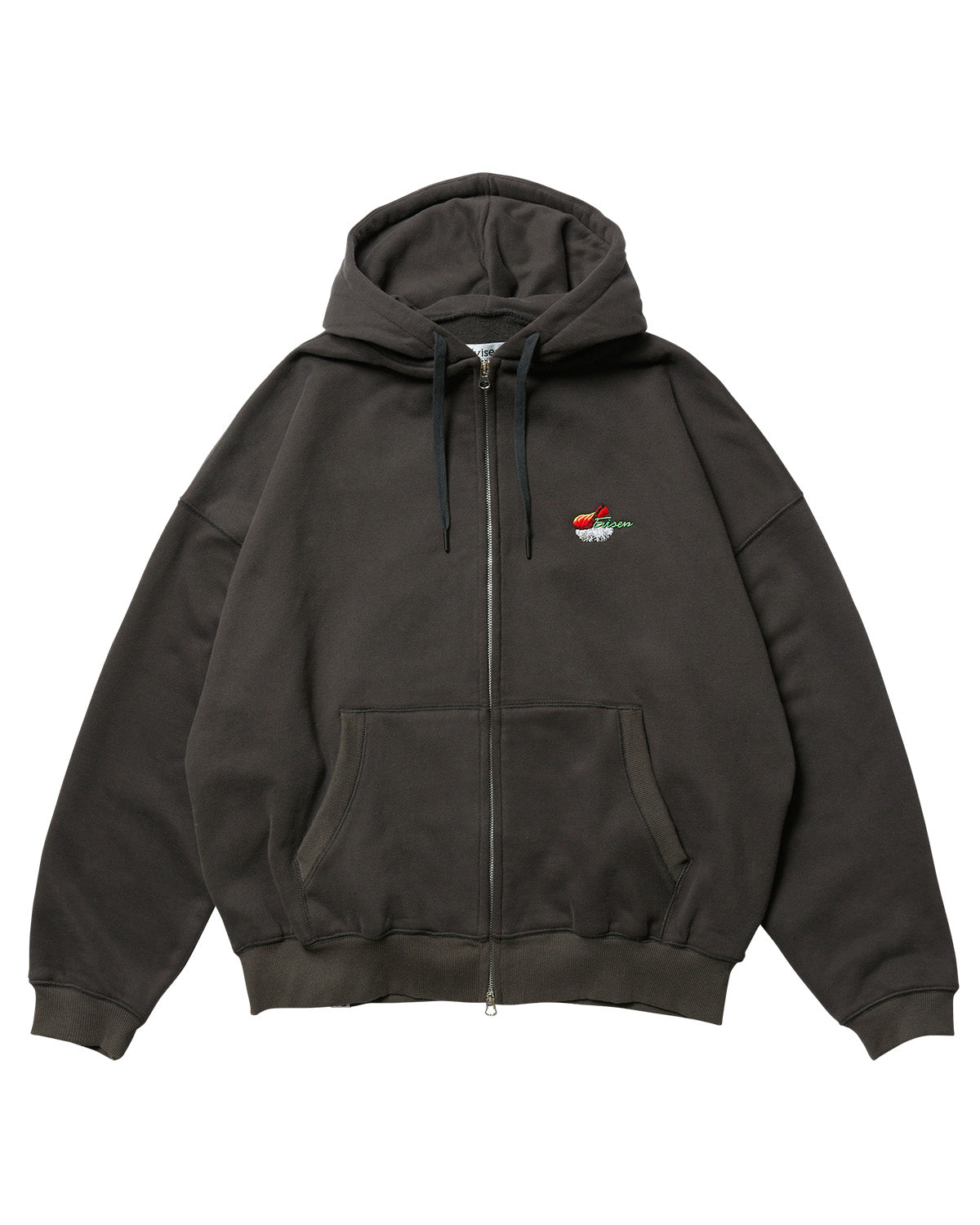 SUSHI ZIP HOODIE - CHARCOAL