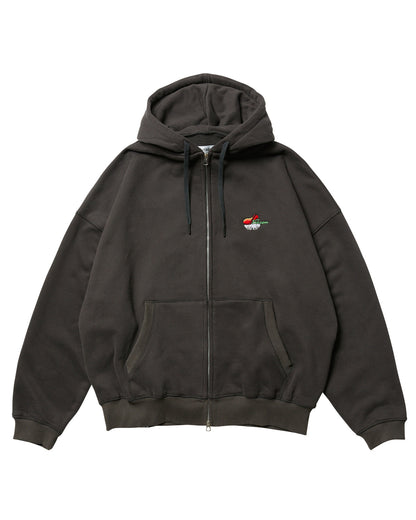 SUSHI ZIP HOODIE - CHARCOAL