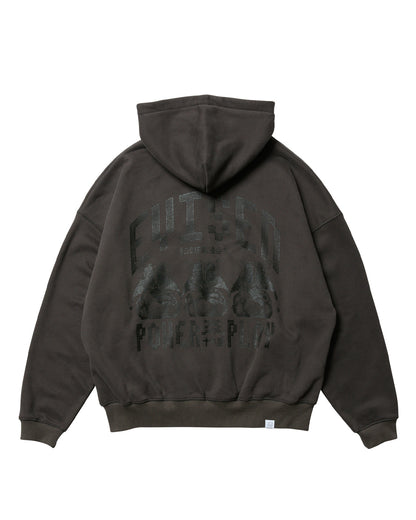 SUSHI ZIP HOODIE - CHARCOAL