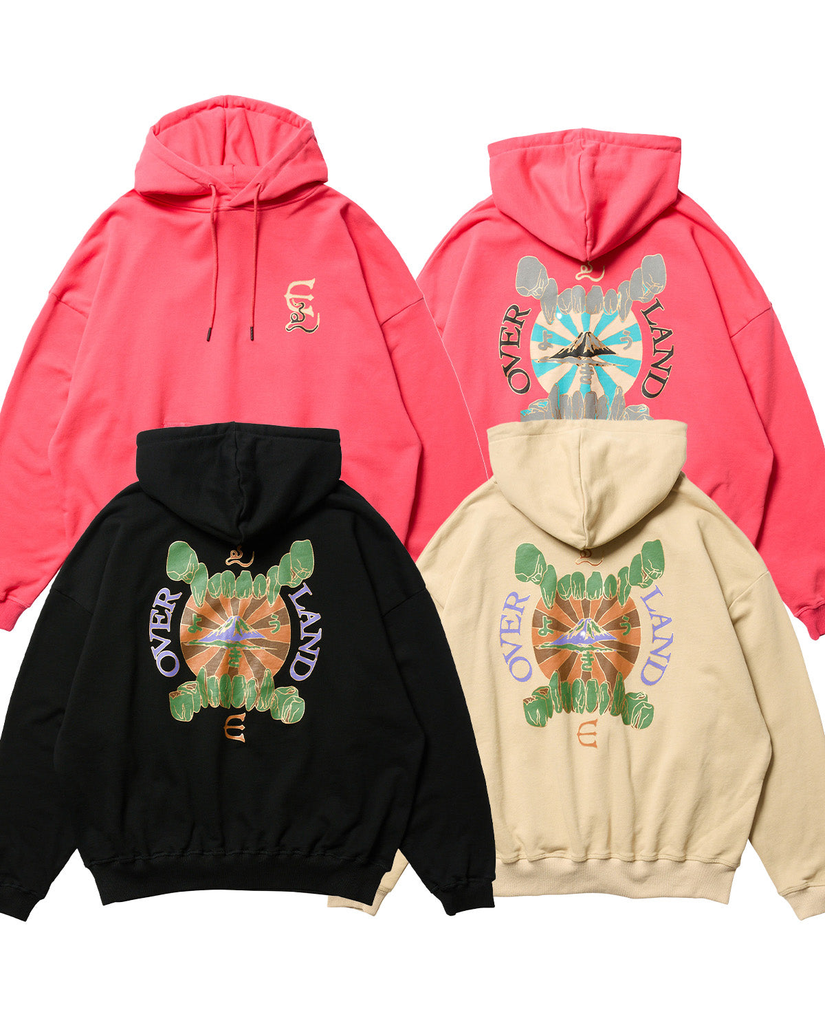 OVERLAND LOGO HOODIE - BLACK