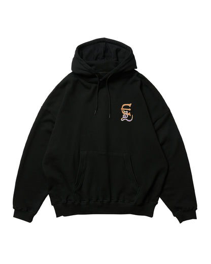 OVERLAND LOGO HOODIE - BLACK