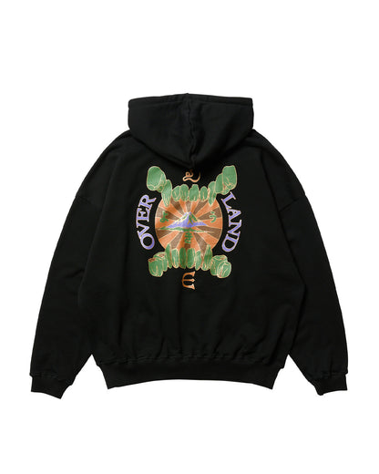 OVERLAND LOGO HOODIE - BLACK