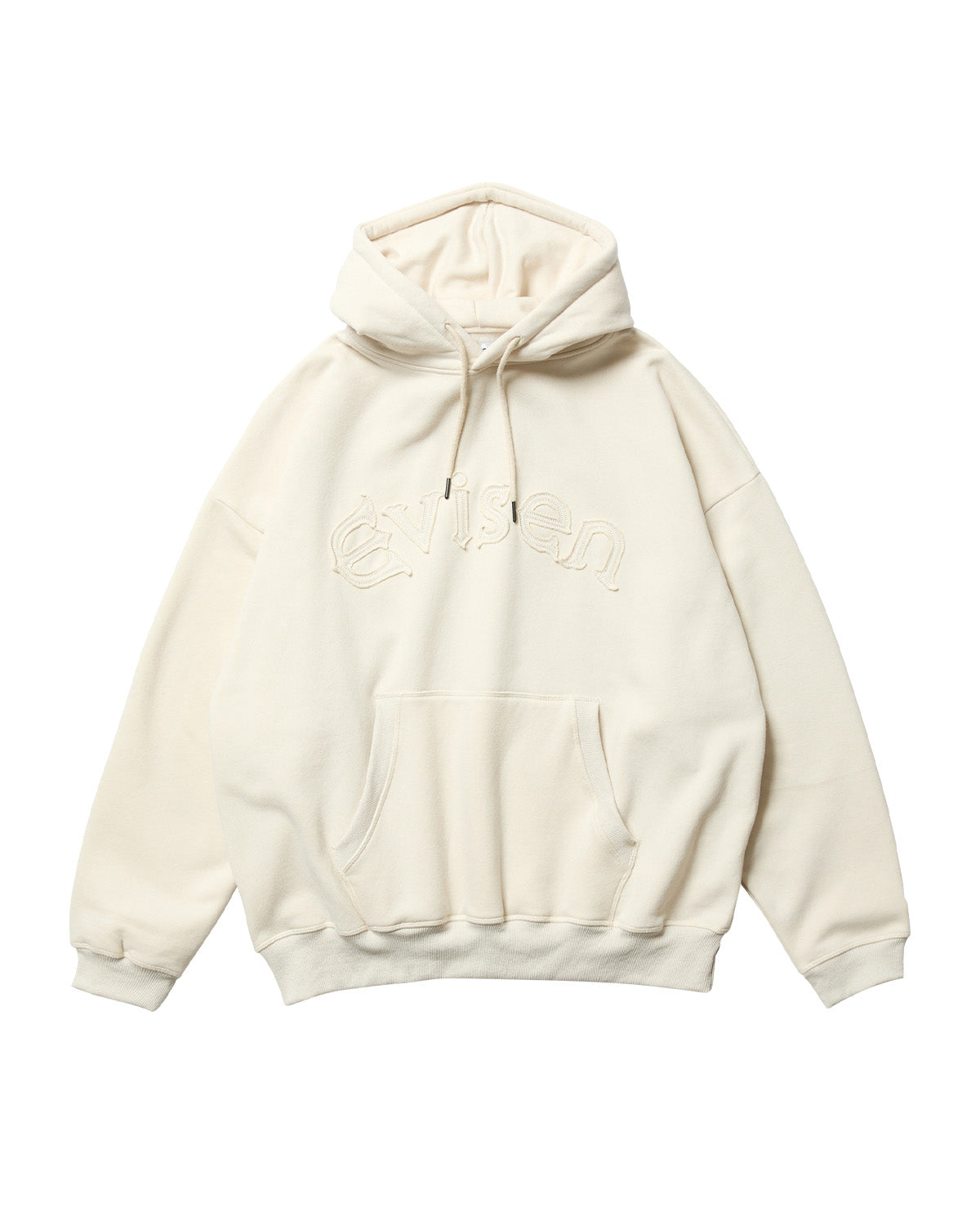 ARCH LOGO PATCH HOODIE - WHITE