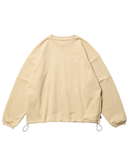 SPRING CREWNECK SWEAT - BEIGE