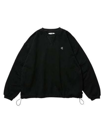 SPRING CREWNECK SWEAT - BLACK