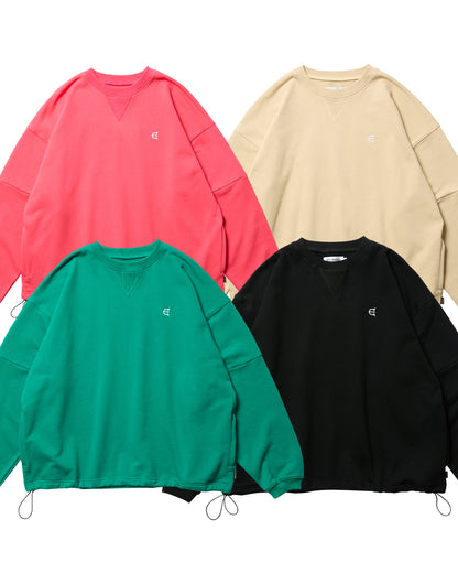 SPRING CREWNECK SWEAT - BEIGE