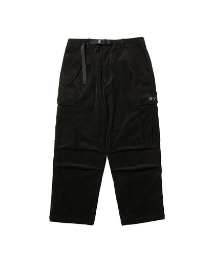 EQUALIZER CORD CARGO PANTS - BLACK