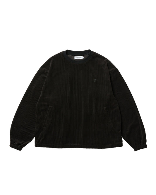 EQUALIZER CORD CREW SWEAT - BLACK