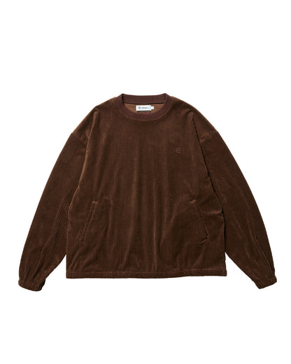 EQUALIZER CORD CREW SWEAT - MOCHA