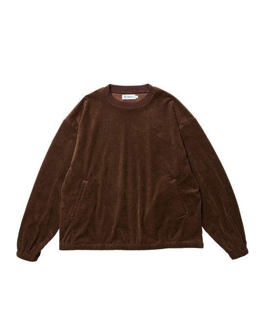 EQUALIZER CORD CREW SWEAT - MOCHA
