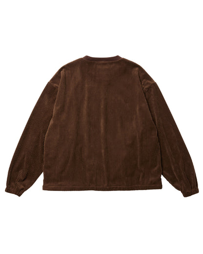 EQUALIZER CORD CREW SWEAT - MOCHA