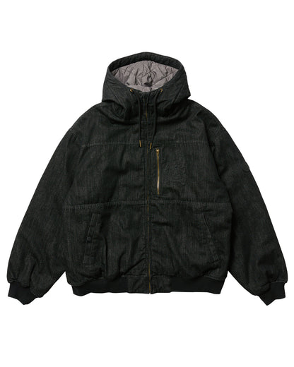 EYE FIRE DENIM PUFF JACKET