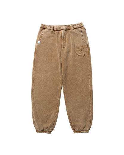 LOGO SWEAT PANTS - MOCHA