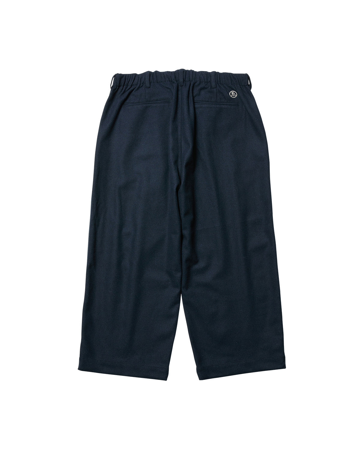2-WAY WOOL WIDE PANTS - NAVY