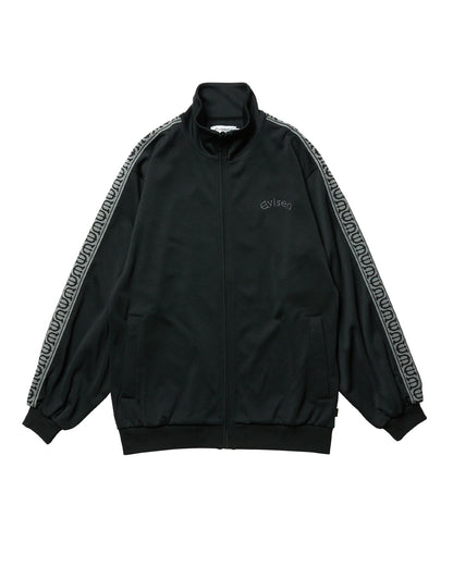 E LOGO TRACK JACKET - BLACK