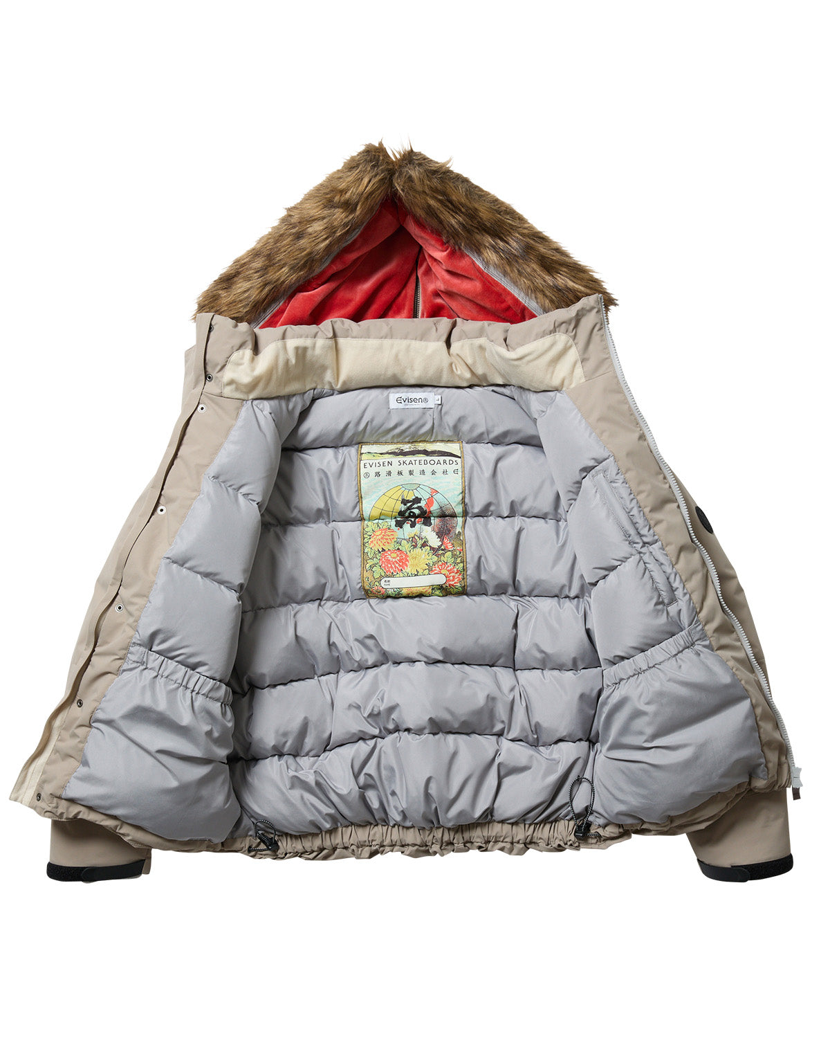3-WAY N3B EVI DOWN JACKET - BEIGE