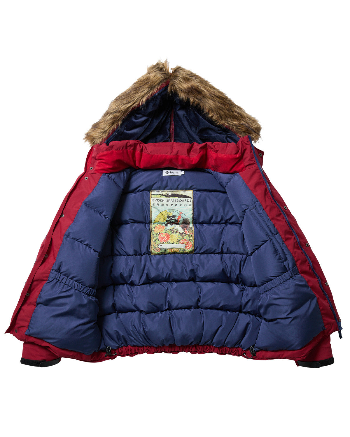 3-WAY N3B EVI DOWN JACKET - RED