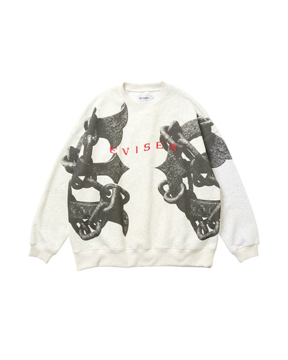 ANCHOR CREW SWEAT - ASH