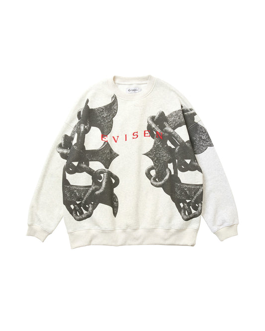 ANCHOR CREW SWEAT - ASH