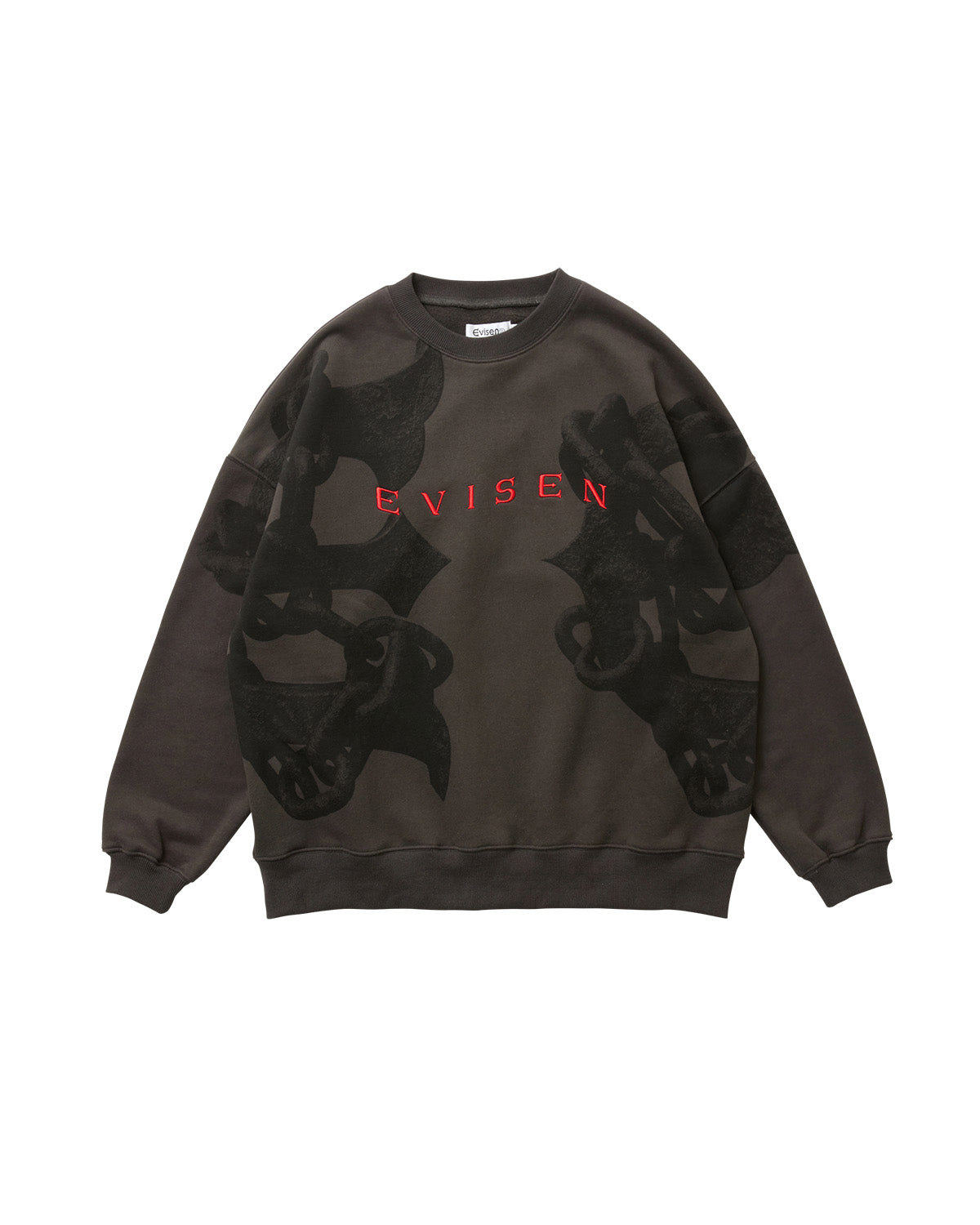 ANCHOR CREW SWEAT - CHARCOAL