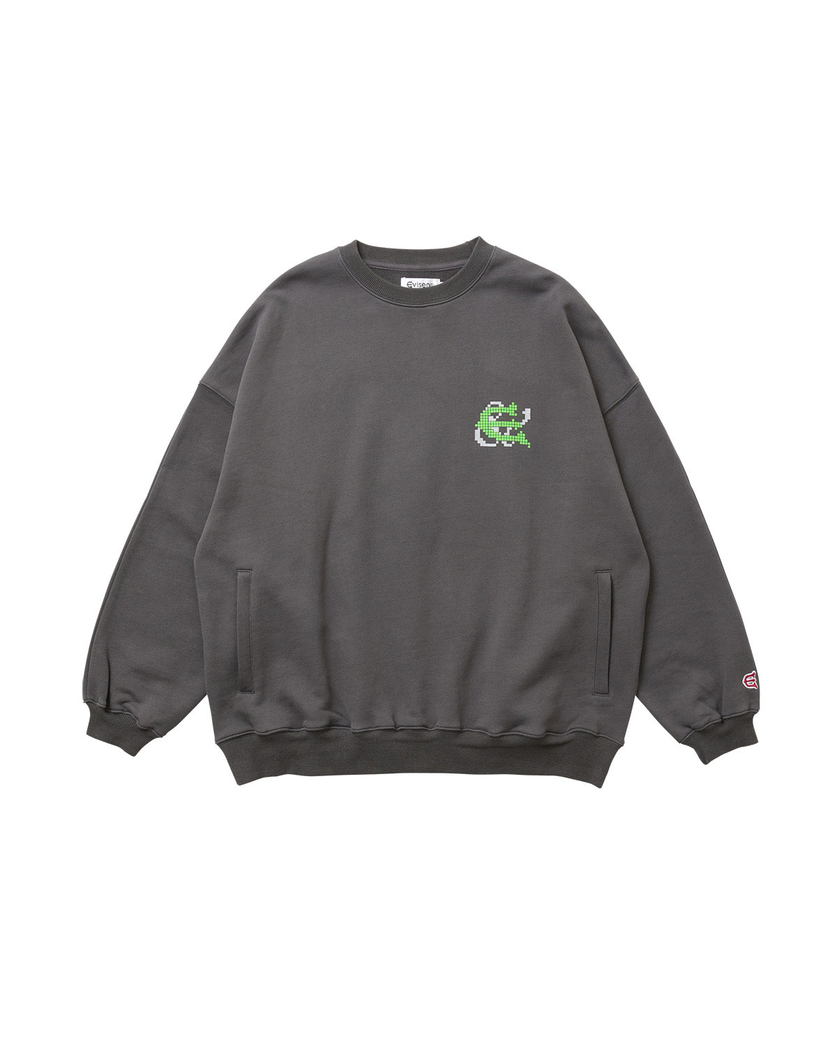 DOT CREW SWEAT - CHARCOAL
