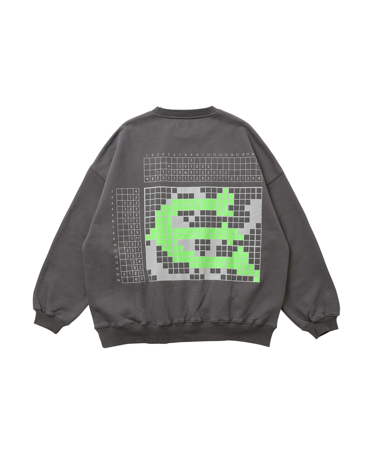 DOT CREW SWEAT - CHARCOAL