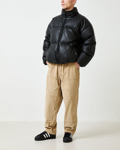 BOHEMIAN CORDUROY WORK PANTS - BEIGE