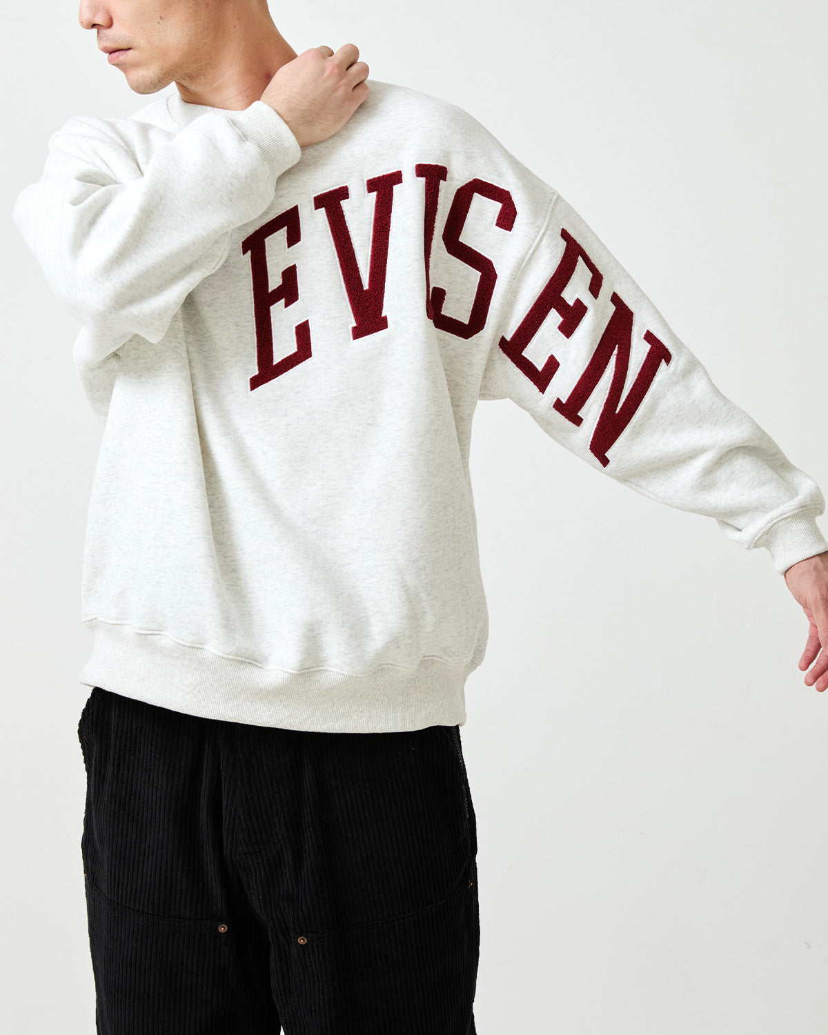 COLLEGE SWEAT - ASH