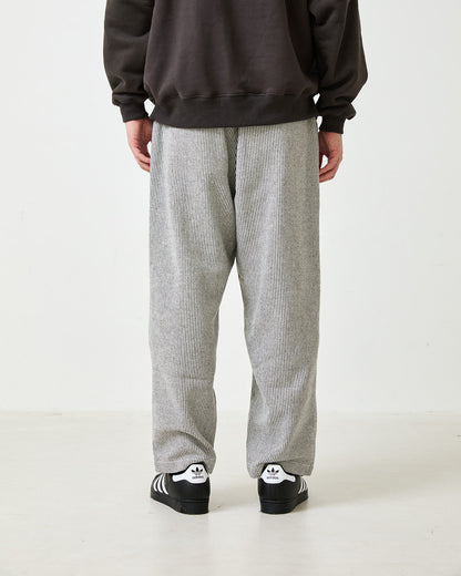 JACQUARD PINTUCK PANTS - WHITE