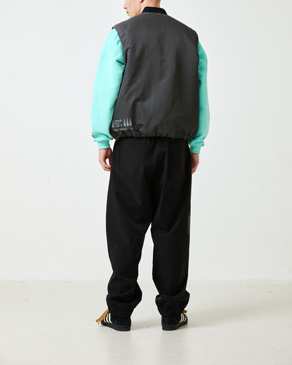 SMOKE VEST JACKET - BLACK