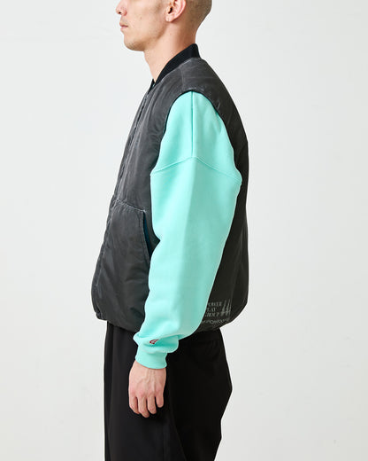 SMOKE VEST JACKET - BLACK