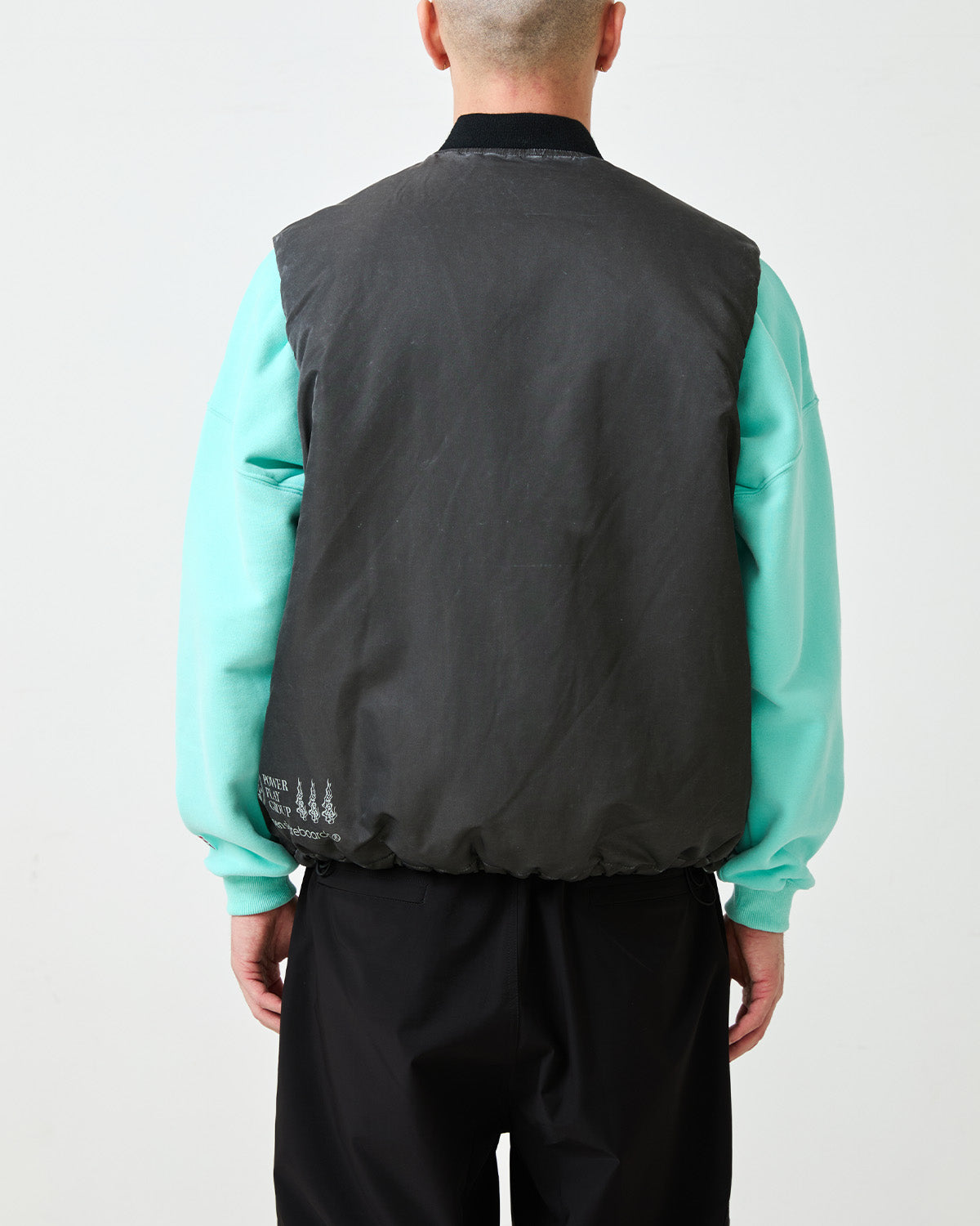 SMOKE VEST JACKET - BLACK