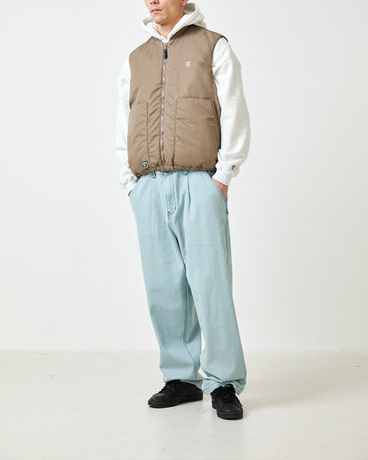 SMOKE VEST JACKET - BEIGE