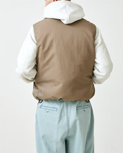 SMOKE VEST JACKET - BEIGE