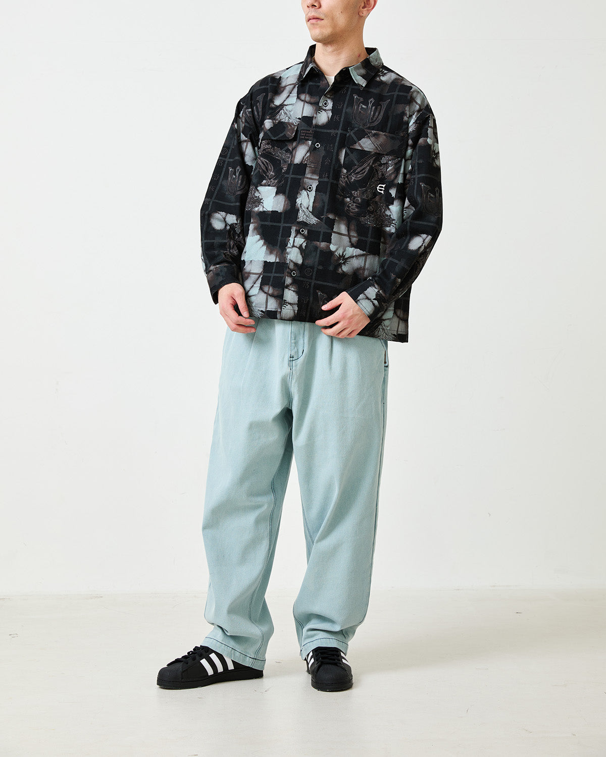 NIKOLA BAGGY DENIM - BLUE