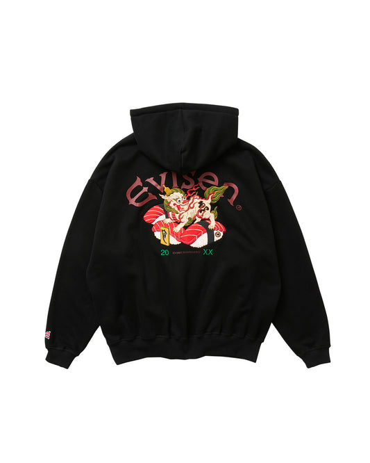 SUSHISHI HOODIE - BLACK