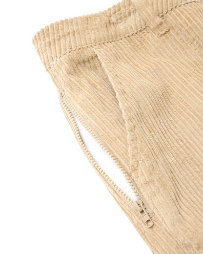 BOHEMIAN CORDUROY WORK PANTS - BEIGE