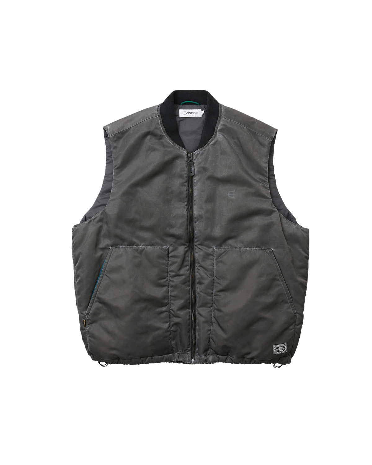 SMOKE VEST JACKET - BLACK