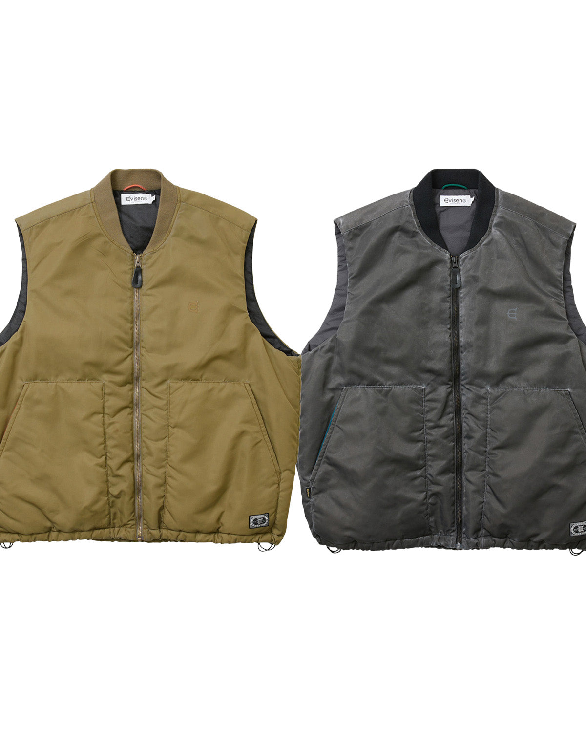 SMOKE VEST JACKET - BEIGE