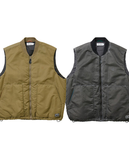 SMOKE VEST JACKET - BEIGE