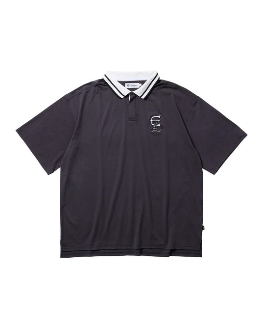 EE LOGO POLO - CHARCOAL