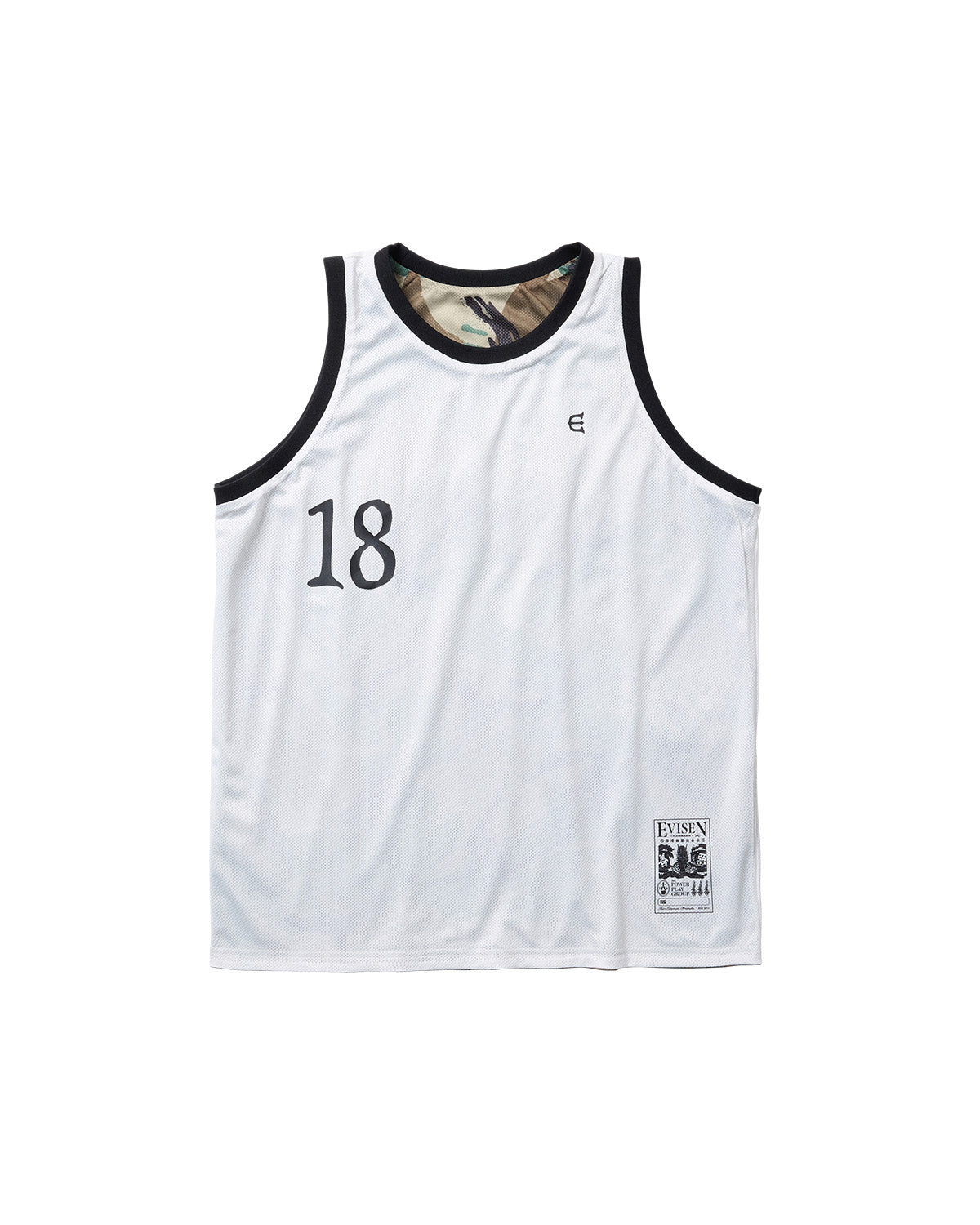 OHAKO CAMO MESH TANK - WHITE / CAMO
